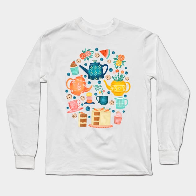 Sweet Tooth Garden Party Long Sleeve T-Shirt by tangerinetane